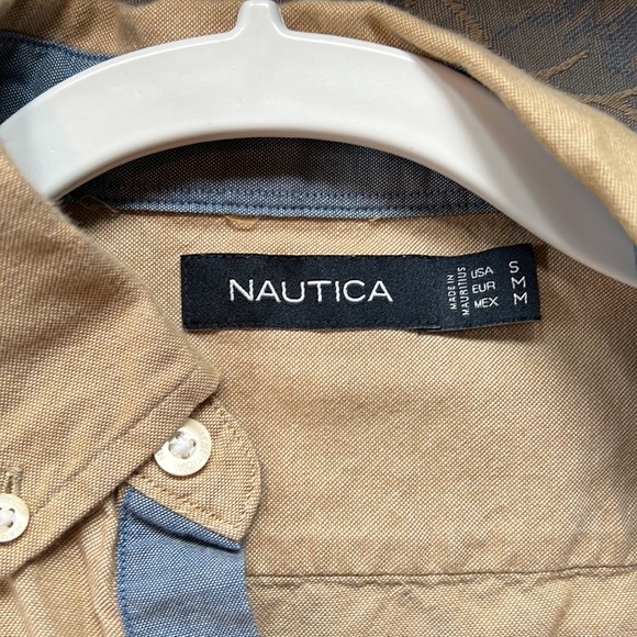 Tan nautica button up - Picture 2 of 3